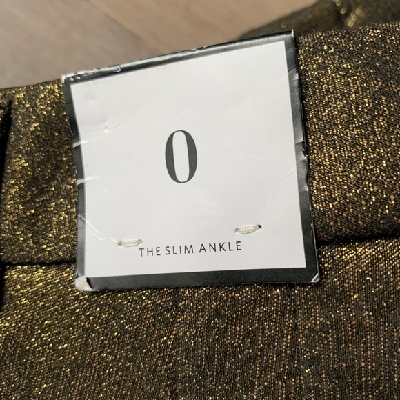 NWT White House black market size 0 metallic gold - Picture 5 of 5